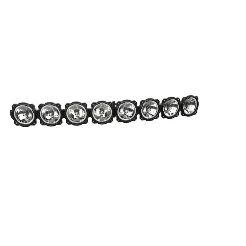 KC HiLiTES 50 PRO6 Gravity LED 8-Light  Curved Light Bar System  160W Combo Beam