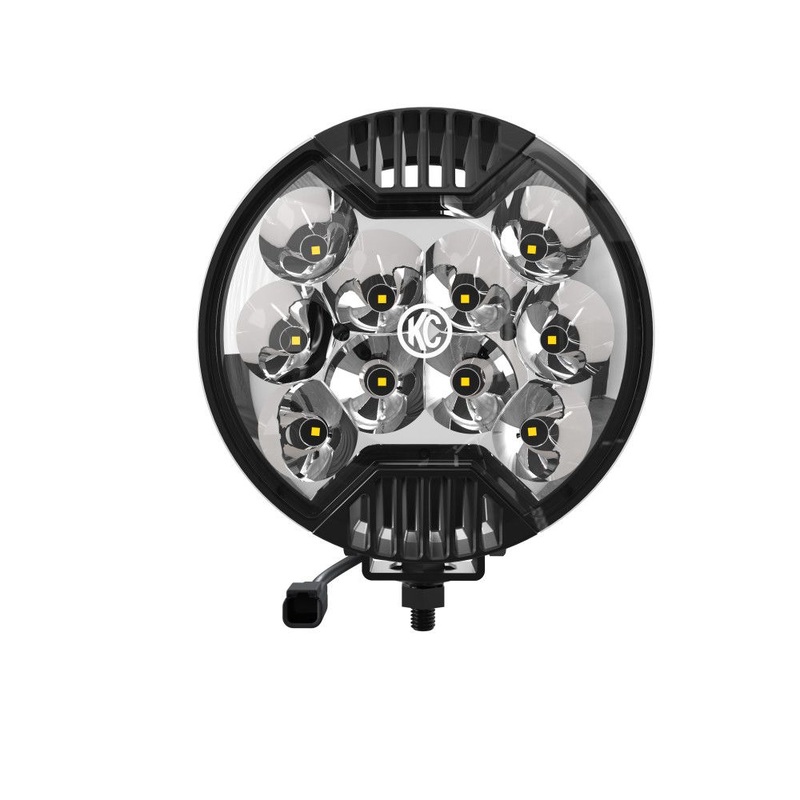 KC HiLiTES 6in Slimlite LED – 2-Light System – 50W Spot Beam