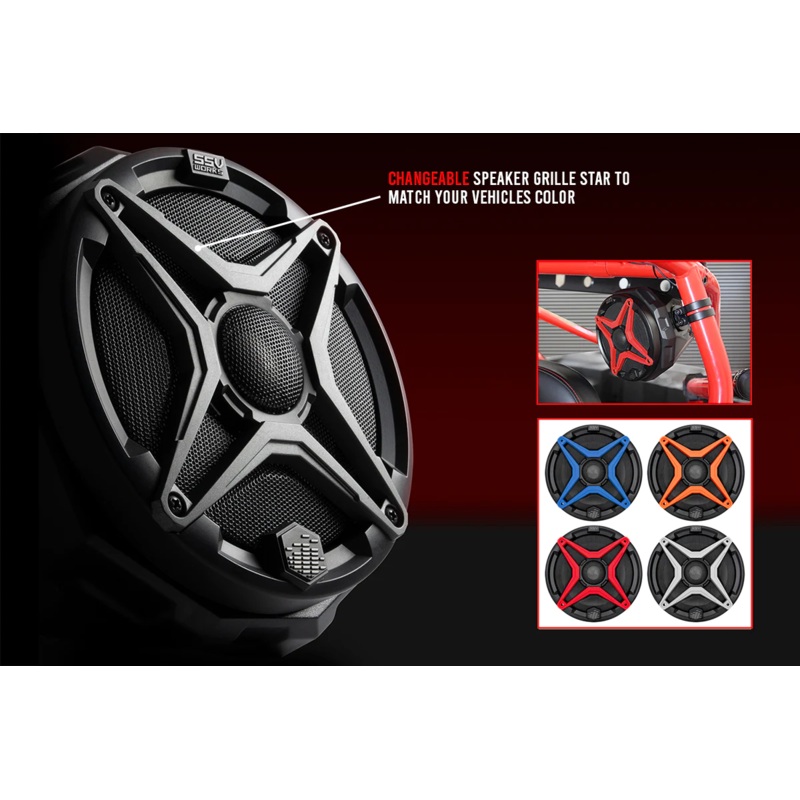 SSV Works Interchangeable 8 Color Grilles Speaker – 1 Pair