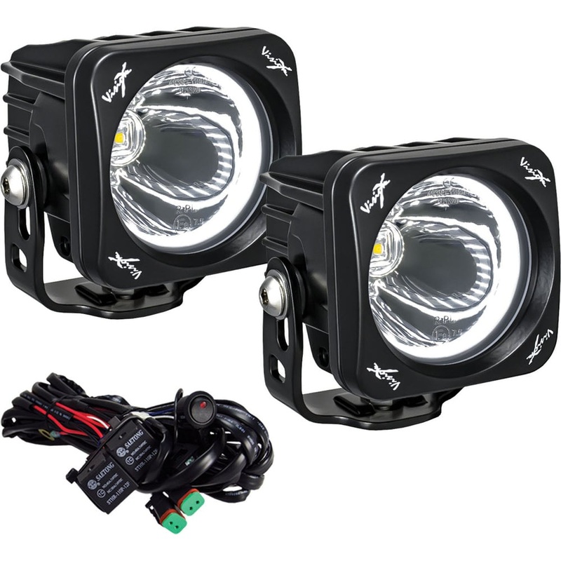 Vision X 3 Optimus Square 15 White Halo Light Kit