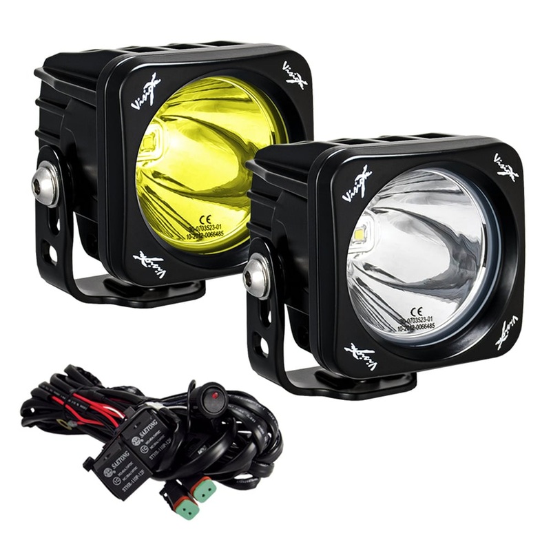 Vision X 3 Square CG2 Single LED Light Cannon Kit