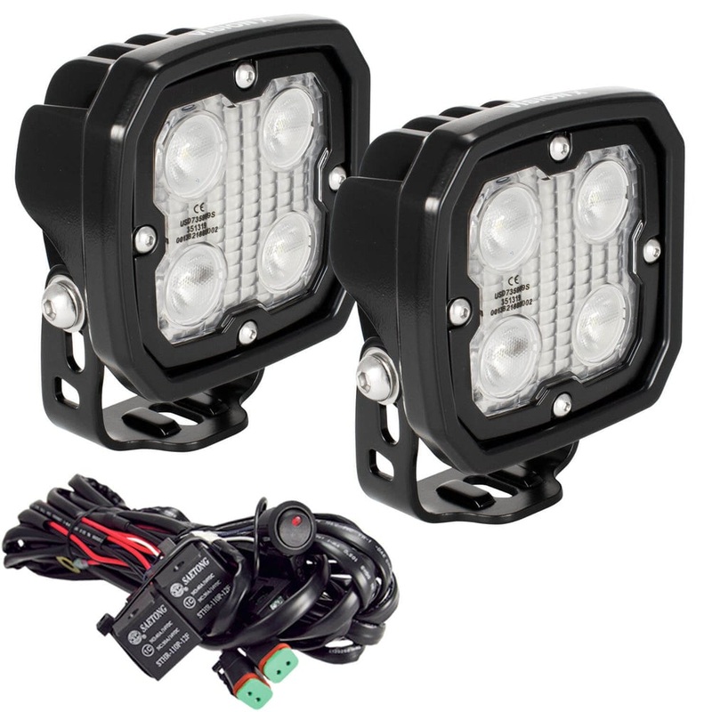 Vision X Duralux 4 LED Work Light 40 Beam Kit