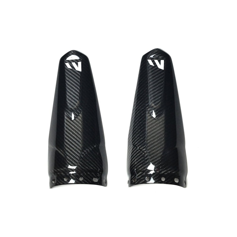 FourWerx Can-Am Maverick X3 Carbon Fiber Rear Shock Guards