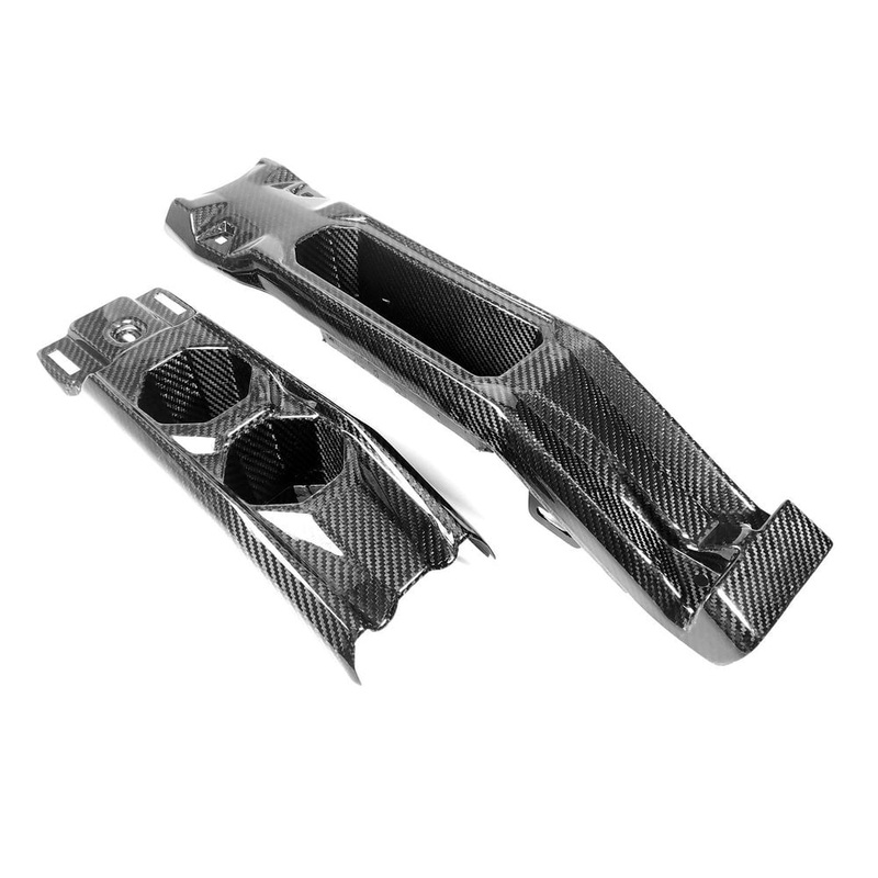 FourWerx Can-Am Maverick X3 Max Carbon Fiber Rear Console with Cup Holders