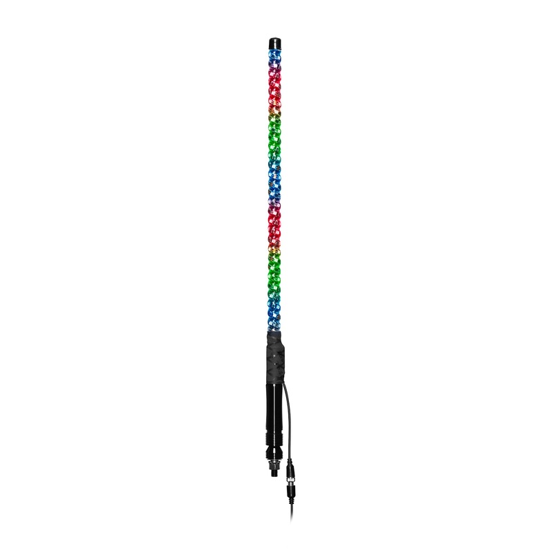 Boss Audio 24 Long Changing RGB LED Wrapped Whip