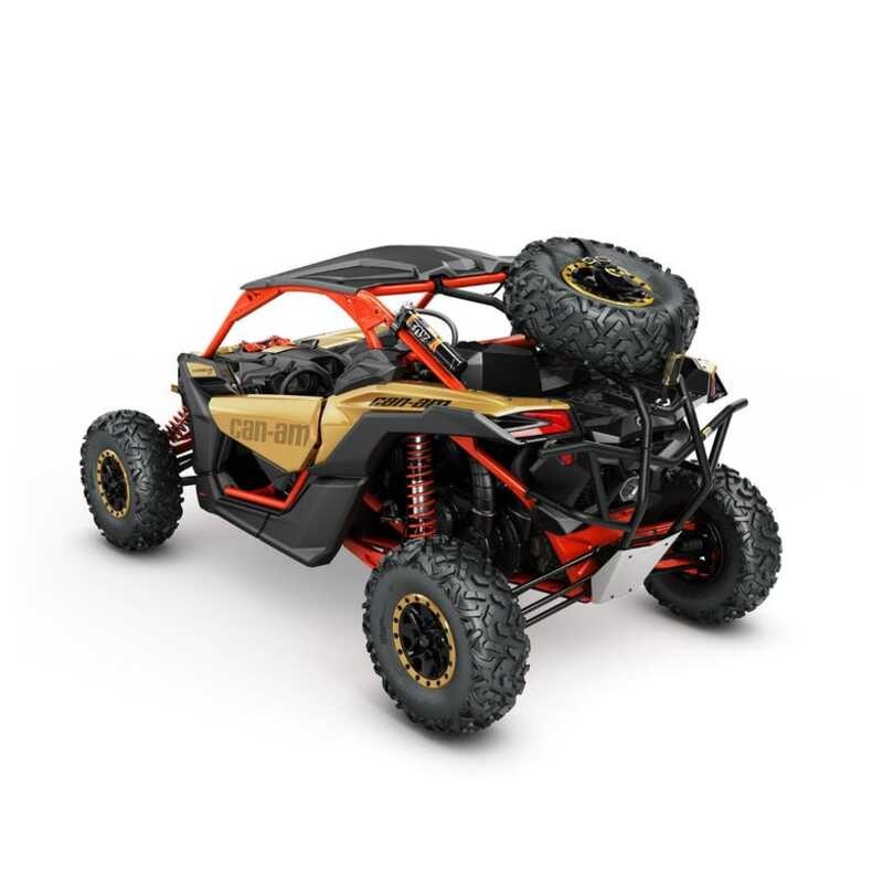 BRP Can-Am Maverick X3 Rear Cage Extension – Black