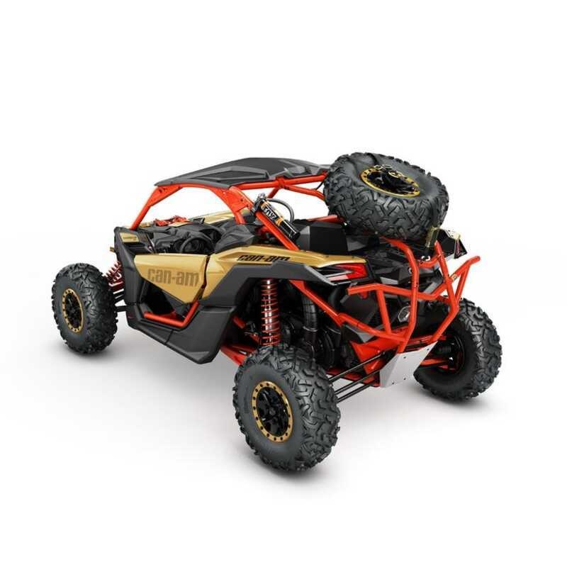 BRP Can-Am Maverick X3 Rear Cage Extension – Red