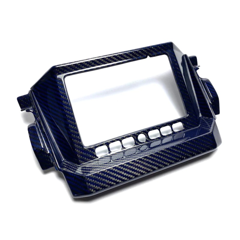 FourWerx 20+ Polaris RZR Pro XP/Pro R Blue Weave Carbon Fiber Ride Command Surround