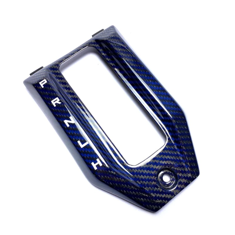 FourWerx 2020+ Polaris RZR Pro XP/Pro R Blue Carbon Fiber Shifter Surround