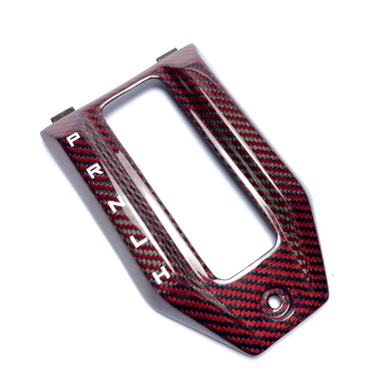 FourWerx 2020+ Polaris RZR Pro XP/Pro R Red Carbon Fiber Shifter Surround
