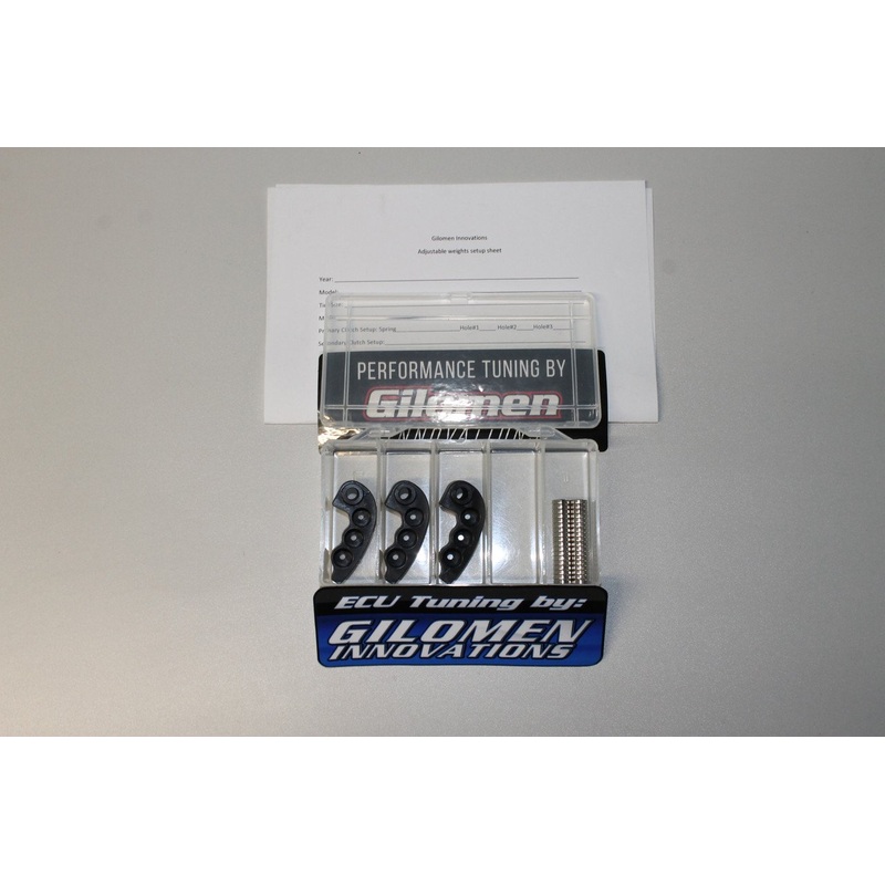 Gilomen Innovations RZR Turbo Blackmax Adjustable Clutch Weights 66-82 Grams