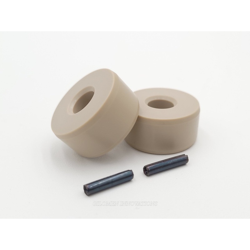 Gilomen Innovations Set of Two Diamond Rollers Upgrade Replaces Square Pucks Boss