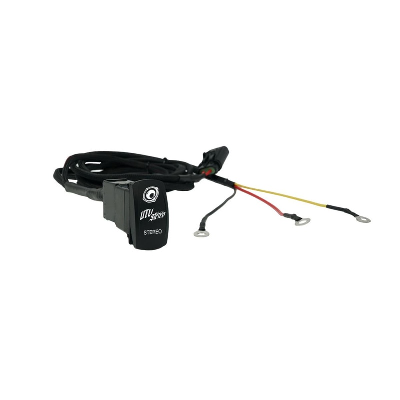UTV Stereo Low Current Harness & Rocker Switch