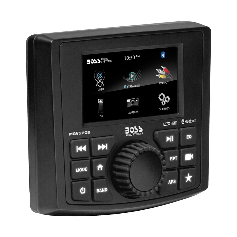 Boss Audio Marine Gauge 3 Screen MECH-LESS Multimedia Player