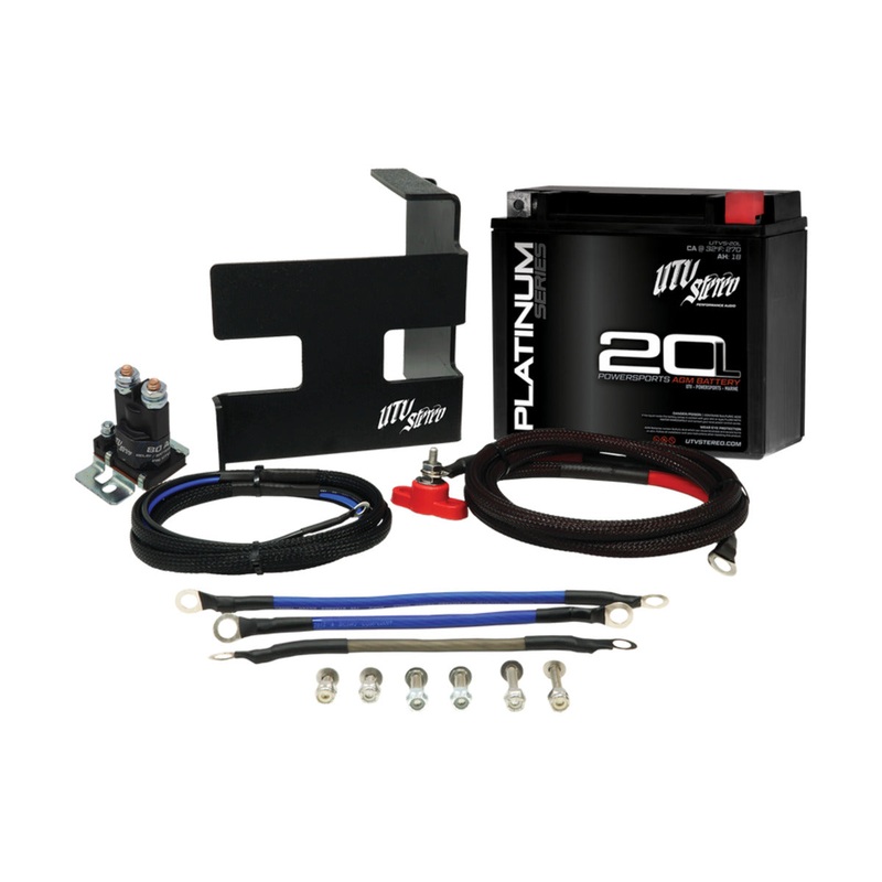 UTV Stereo Can-Am X3 2nd Battery Kit