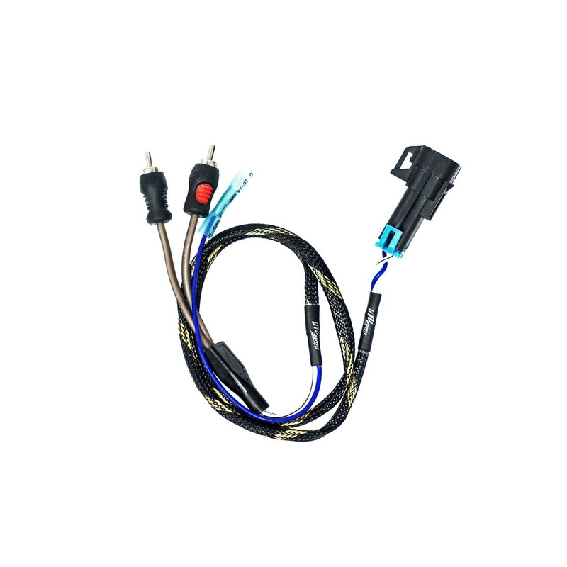 UTV Stereo Polaris RZR Pro Series Ride Command Subwoofer RCA Output Harness + Remote