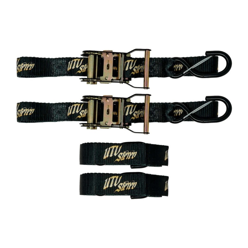 UTV Stereo Tie Down Ratchet Straps – Pair