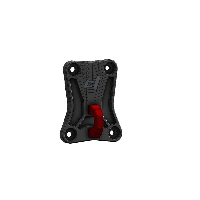 CT Race Worx Polaris RZR  Pro R/Turbo R Billet Radius Rod Plate with Tow Ring