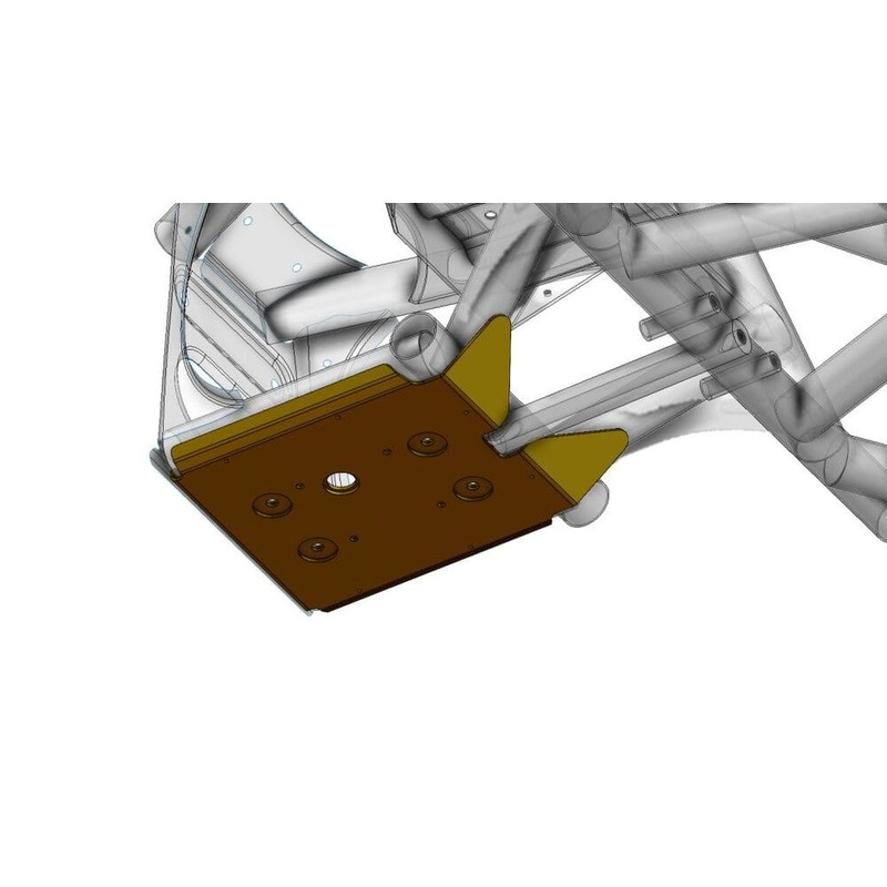 CT Race Worx Can-Am Maverick X3 Chromoly Front Diff Tray