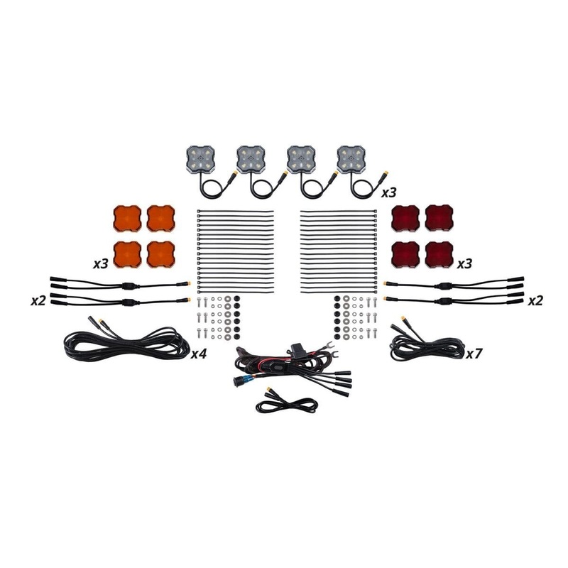 Diode Dynamics Stage Series Single-Color LED Rock Light Kit – 12-pack