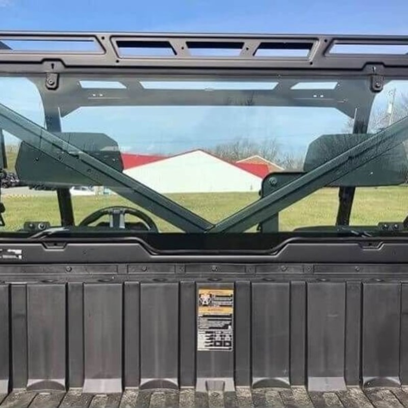 Falcon Ridge ’15-’21  Mid-Size Polaris Ranger 500/570/ETX/EV D.O.T. Approved Glass Rear Windshield