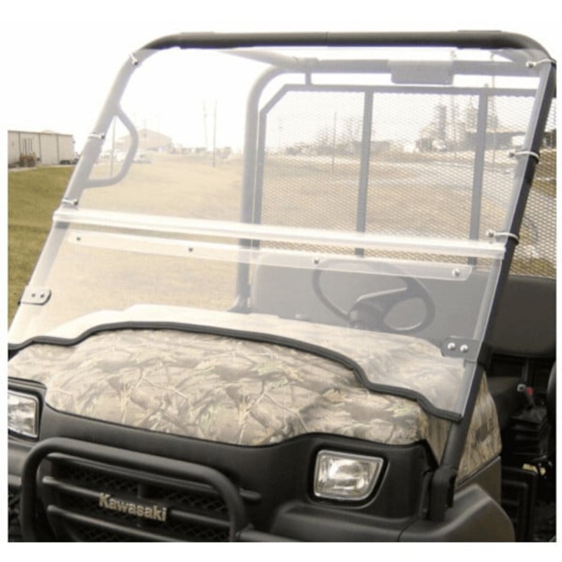 Falcon Ridge Kawasaki Mule 3000/3010 Folding Front Hard Coated Windshield