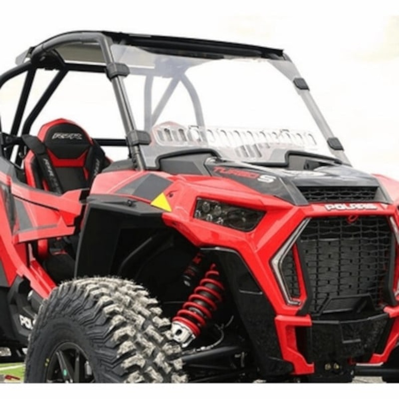 Falcon Ridge Polaris RZR XP Turbo S Aero Vent Front Windshield