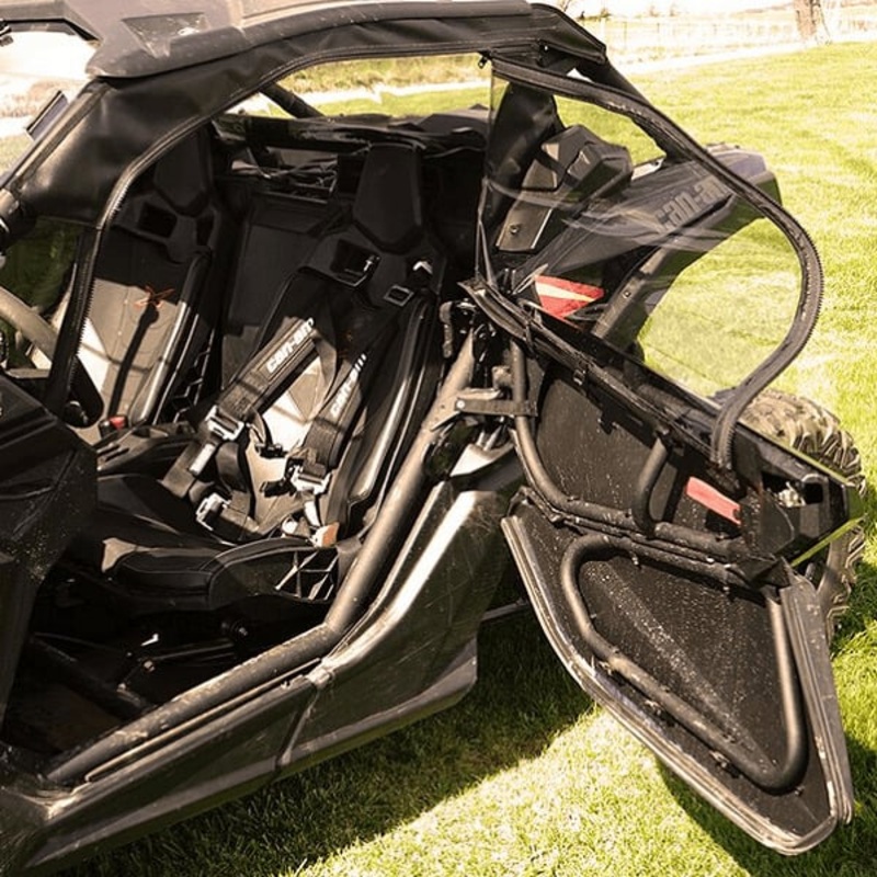 Falcon Ridge Can Am Maverick X3 Upper Soft Doors With Zipper