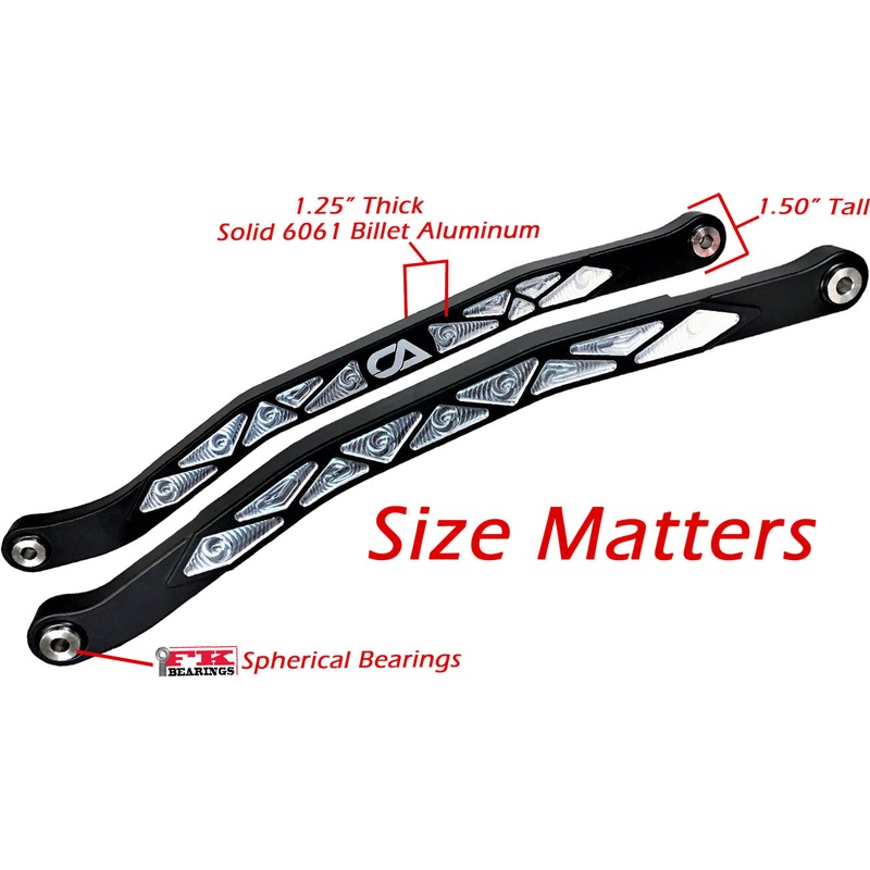 CA Technologies Can-Am X3 Billet High Clearance Middle/Lower Radius Rods