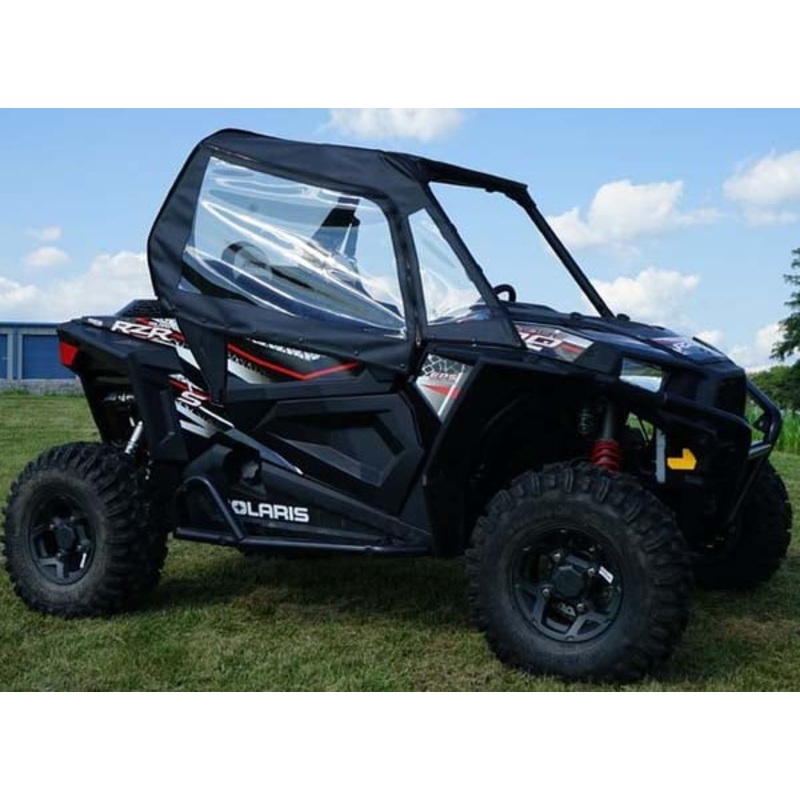 Falcon Ridge Polaris RZR XP 1000/XP Turbo/S 1000/900/S 900 Upper Soft Doors with Zipper