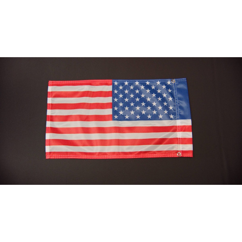 Buggy Whip Inc 3 X 5 FT USA Made American Flag – Left
