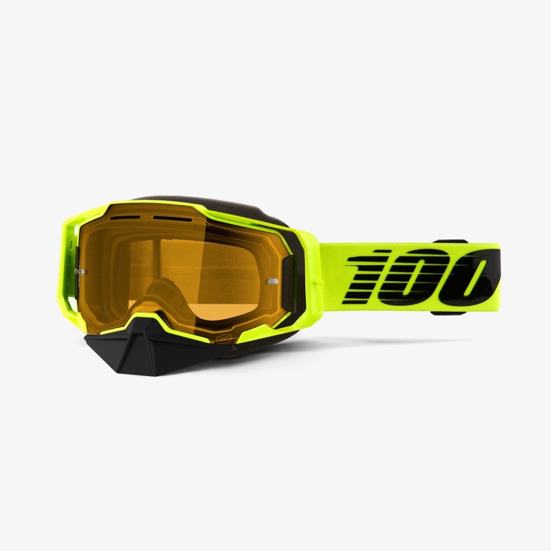 100% Armega Snow Goggles – Nuclear Citrus