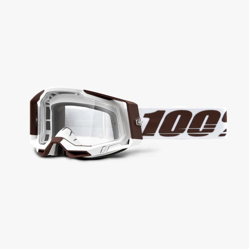 100% Racecraft 2 Goggles – Snowbird – Clear Lens