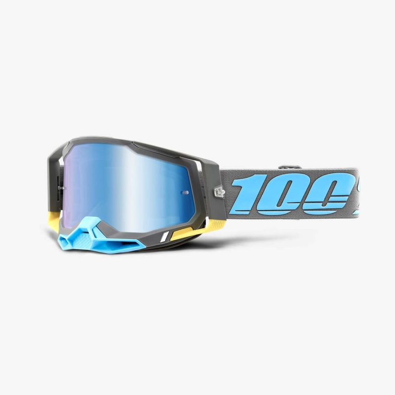 100% Racecraft 2 Goggles – Trinidad – Mirror Blue Lens