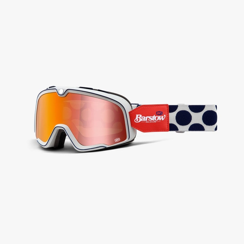 100% Barstow Goggles – Hayworth – Mirror Red Lens