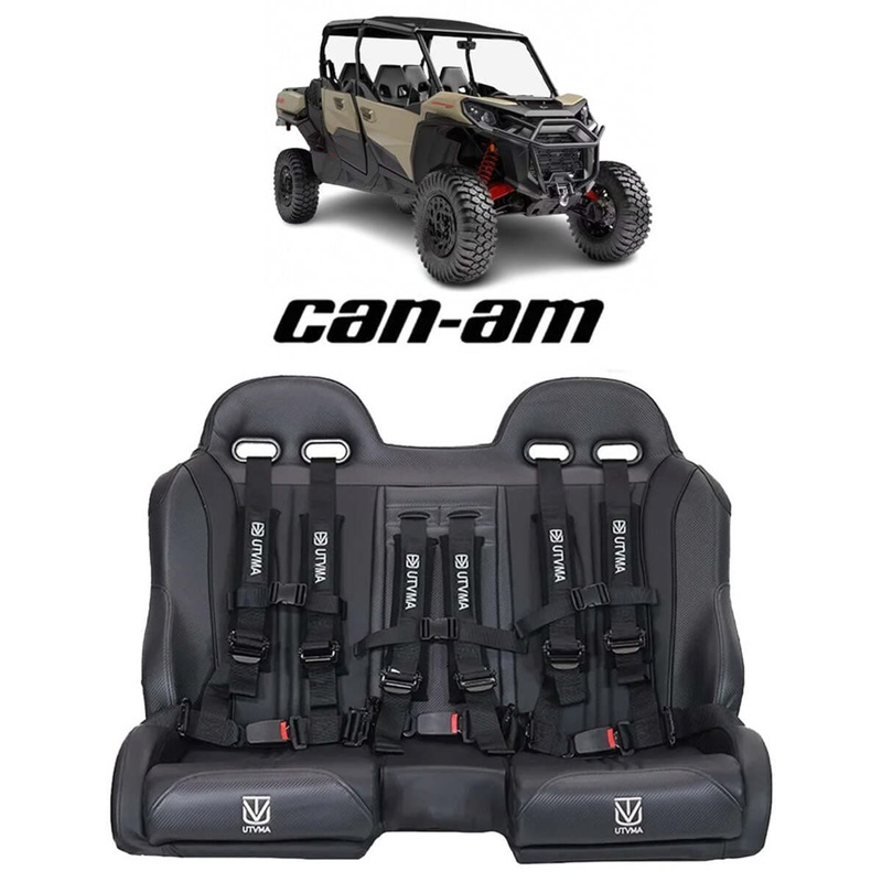 UTVMA ’21-’25 Can-Am Commander Max Front Bench Seat With Harnesses
