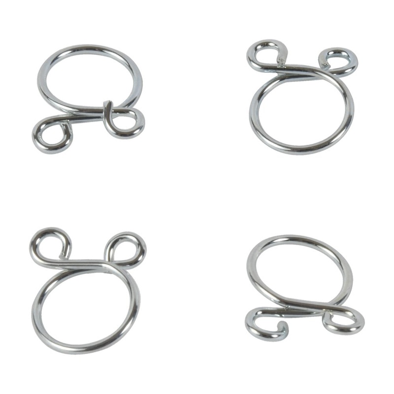 All Balls Racing 4 Pack Hose Clamps Refill Kit – 9.8mm
