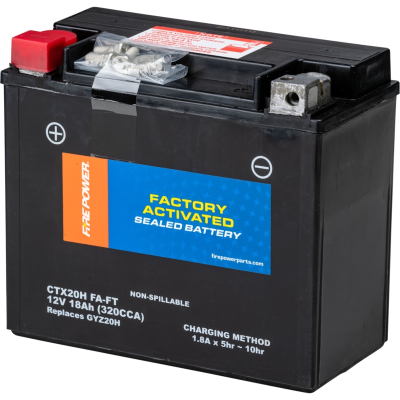 Fire Power Factory Activated Sealed Battery CTX20H