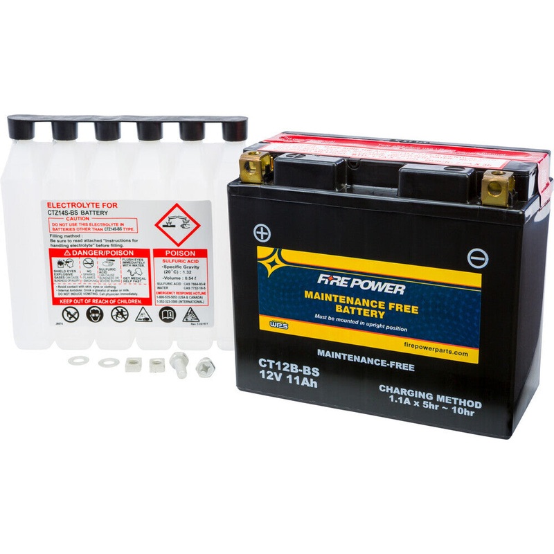Fire Power Maintenance Free Sealed Battery CT12B-BS