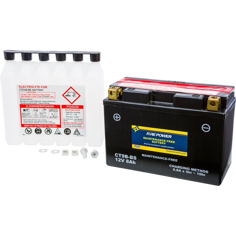Fire Power Maintenance Free Sealed Battery CT9B-BS