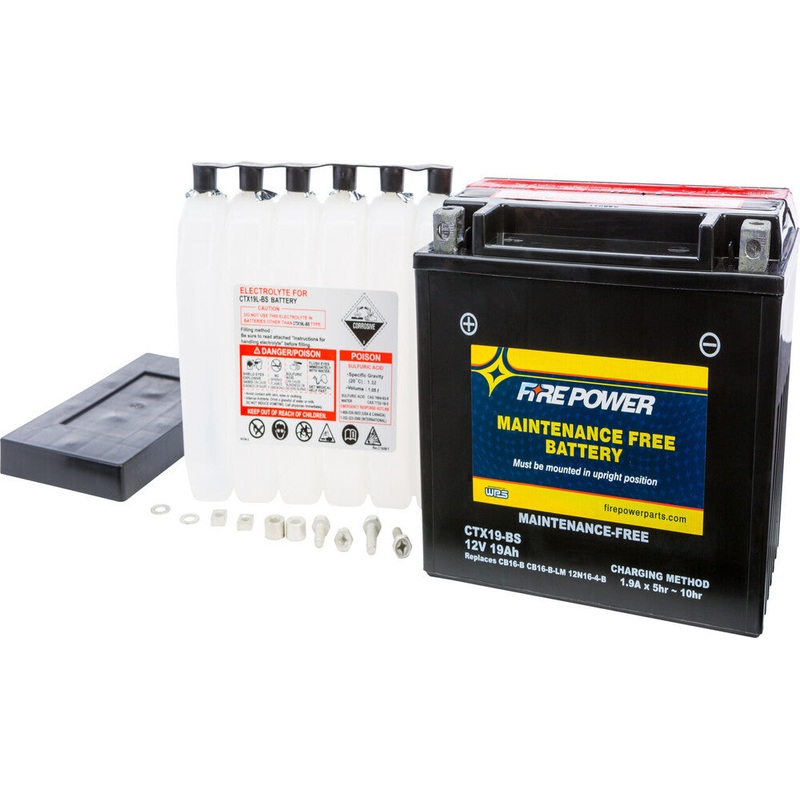 Fire Power Maintenance Free Sealed Battery CTX19-BS