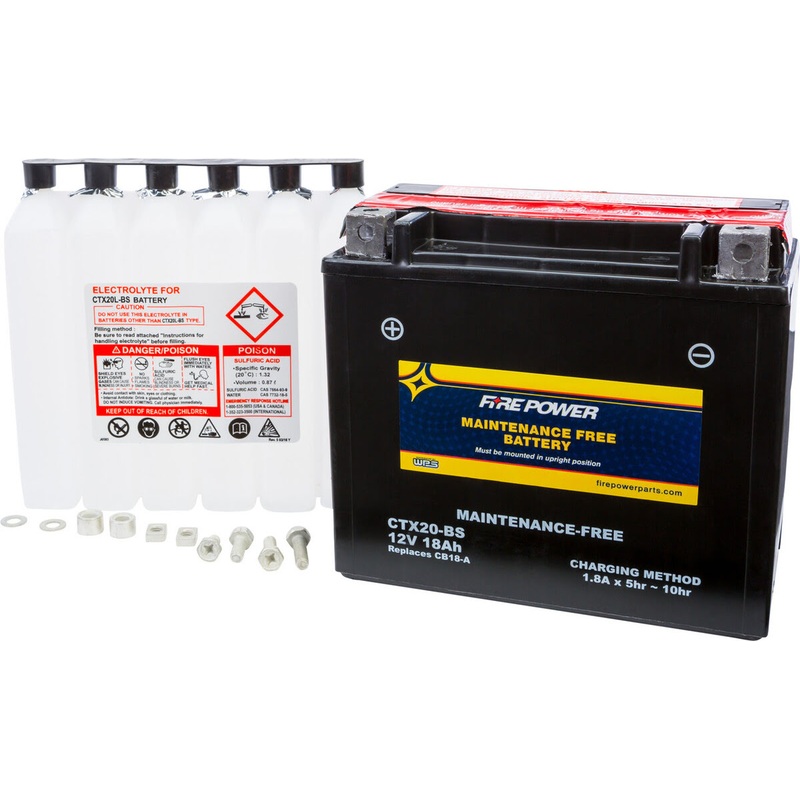 Fire Power Maintenance Free Sealed Battery CTX20-BS