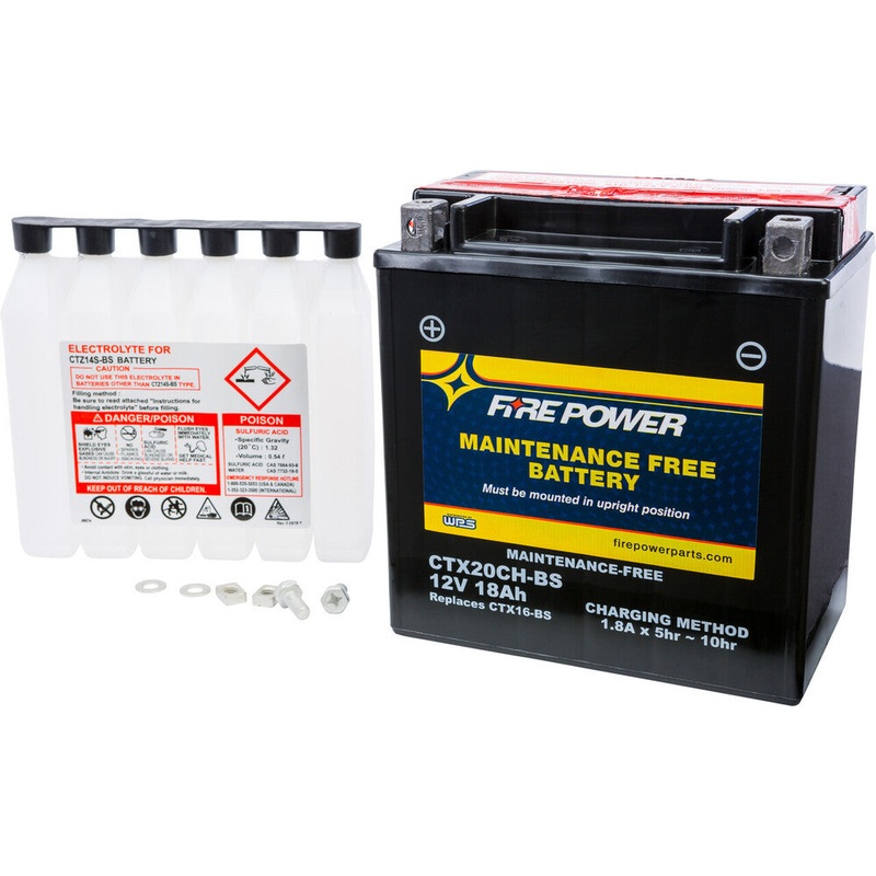 Fire Power Maintenance Free Sealed Battery CTX20CH-BS