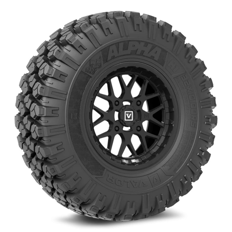 Valor Offroad Alpha on 15×7 V03 GB UTV Wheel & Tire Kit