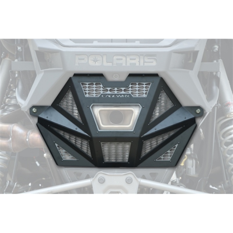 CageWRX Polaris RZR Pro R Rear Exhaust Cover – RAW