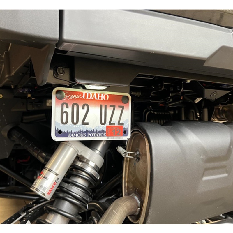 Corbin Polaris Ranger License Plate Bracket With LED Lighting