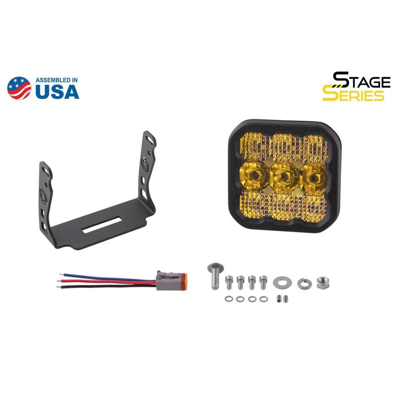 Diode Dynamics Stage Series 5 Yellow Sport LED Pod – Single