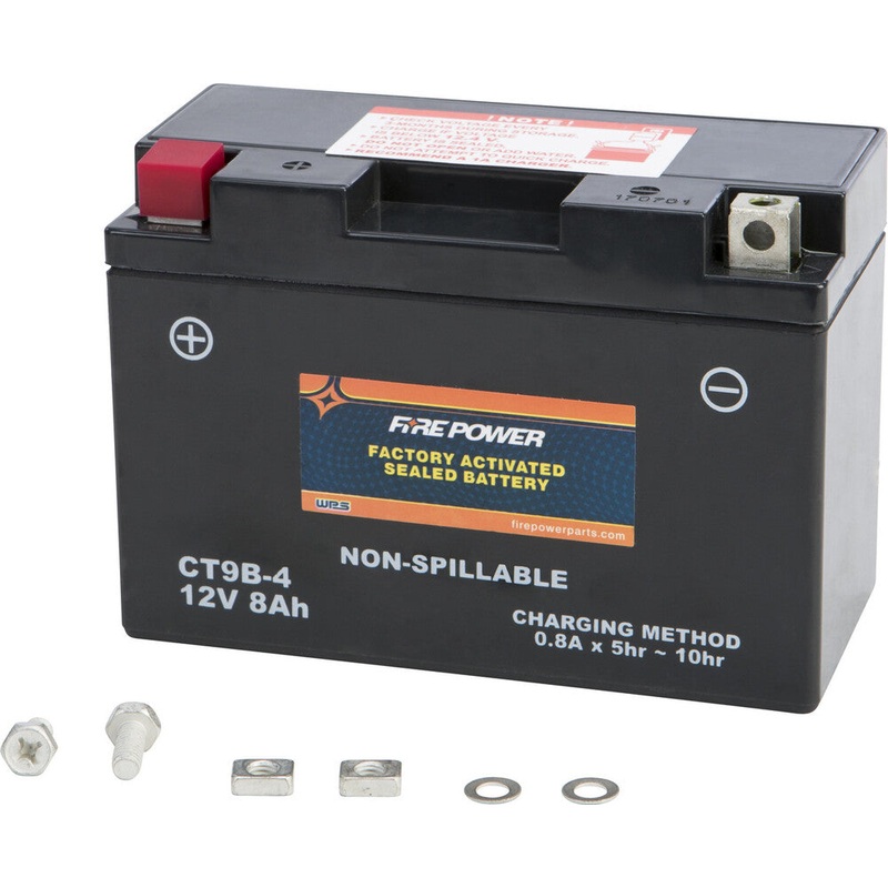 Fire Power Factory Activated Sealed Battery CT9B-4