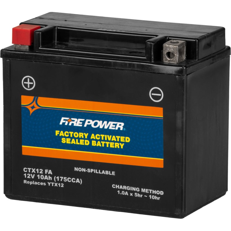 Fire Power Factory Activated Sealed Battery CTX12-BS