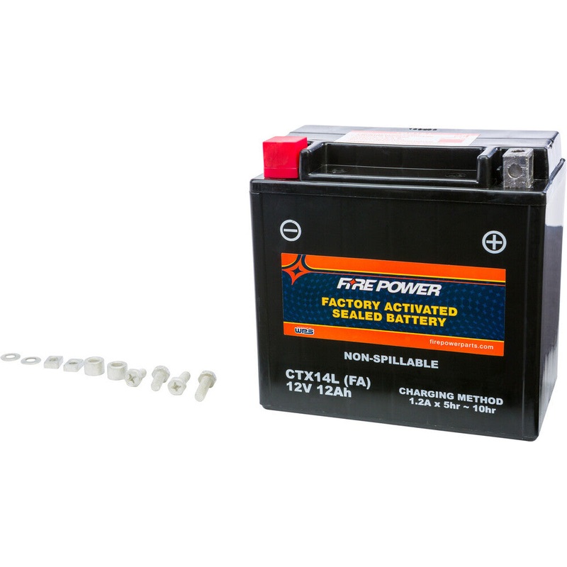 Fire Power Factory Activated Sealed Battery CTX14L-BS
